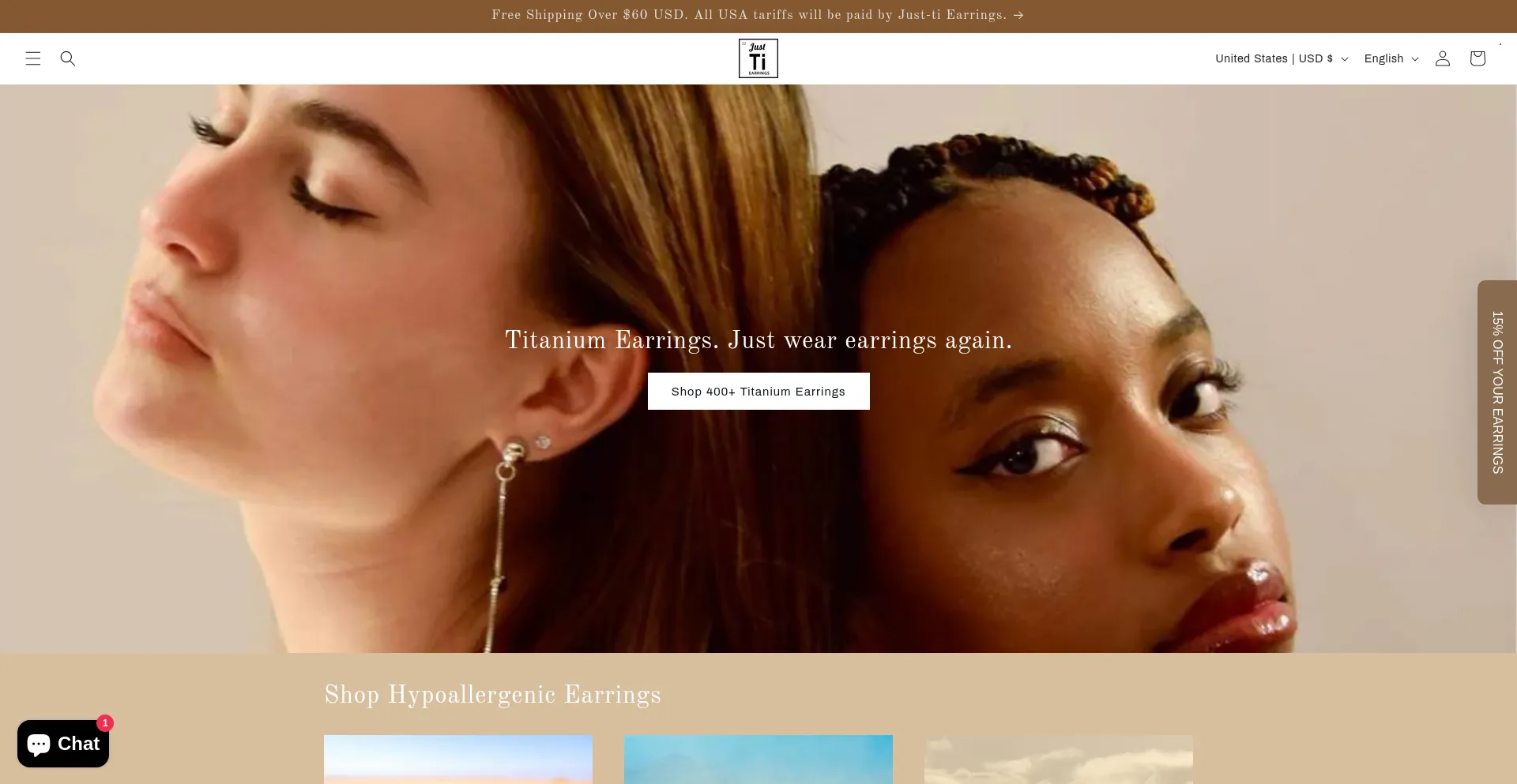 Website screenshot of Justti.ca