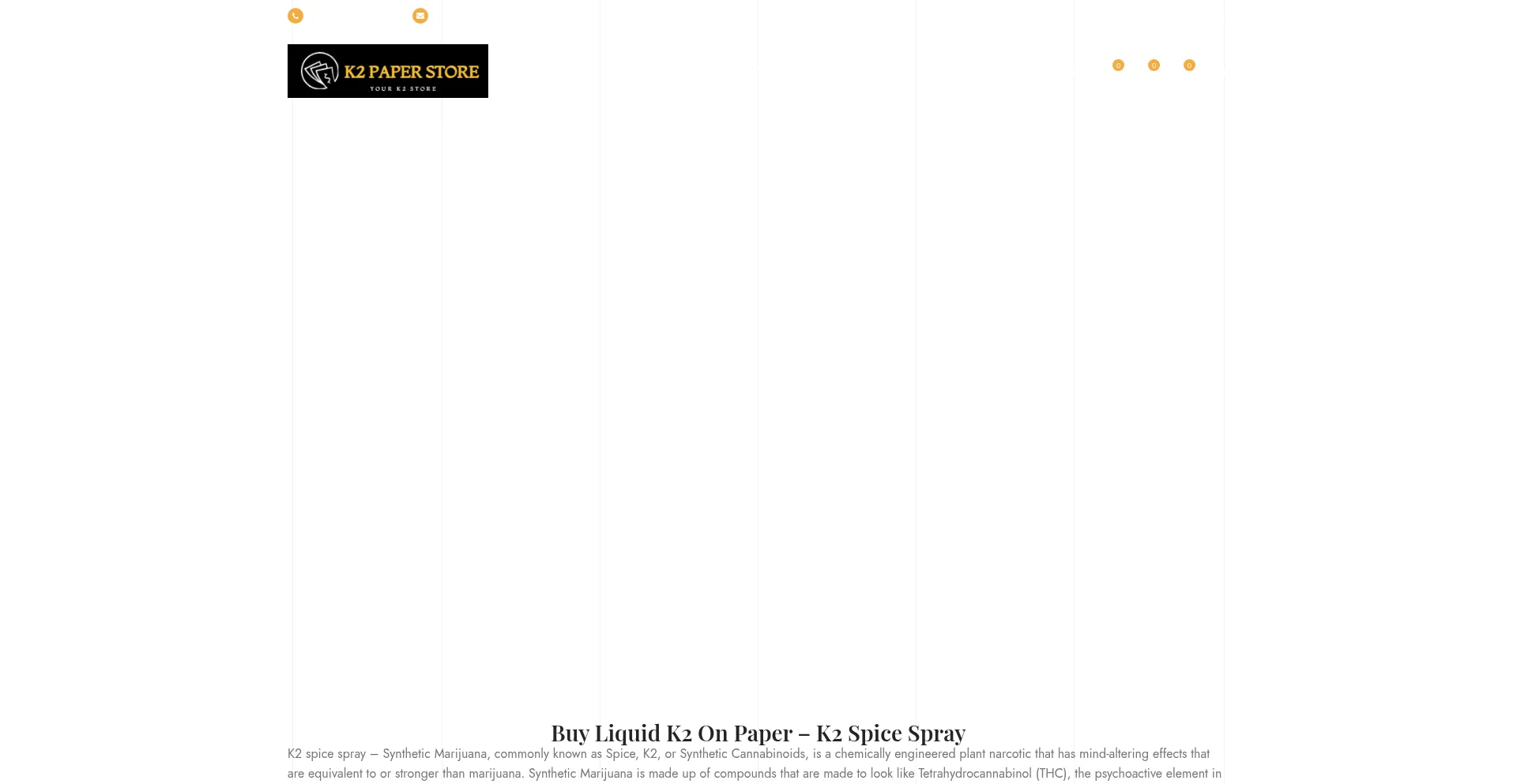 Website screenshot of K2paperstore.com