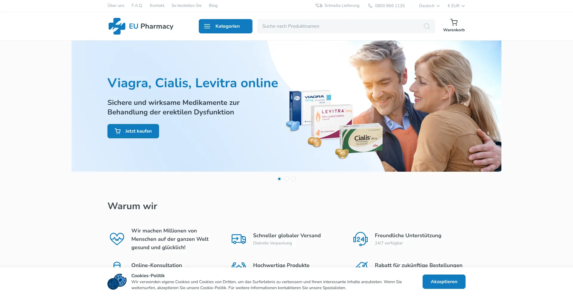 Website screenshot of K-apotheke.de