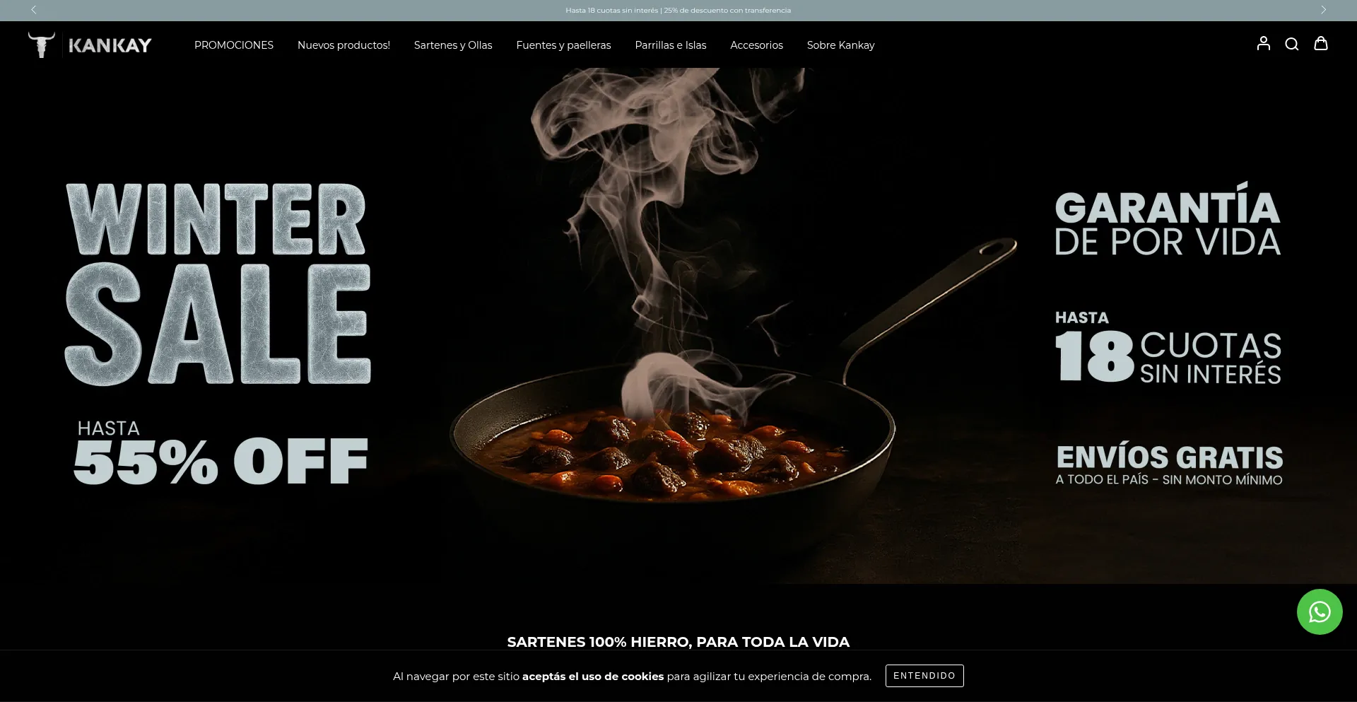 Website screenshot of Kankayargentina.com