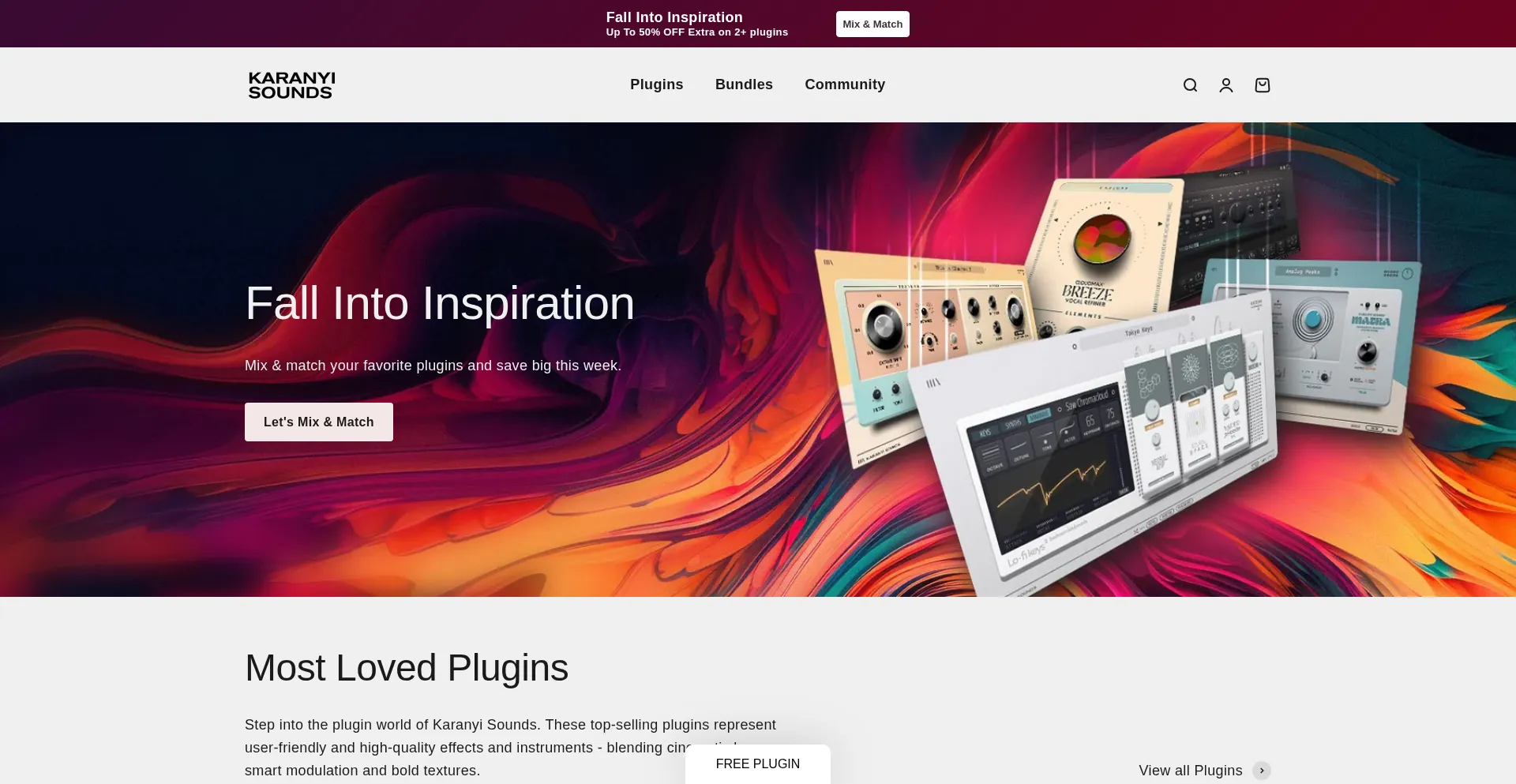 Website screenshot of Karanyisounds.com