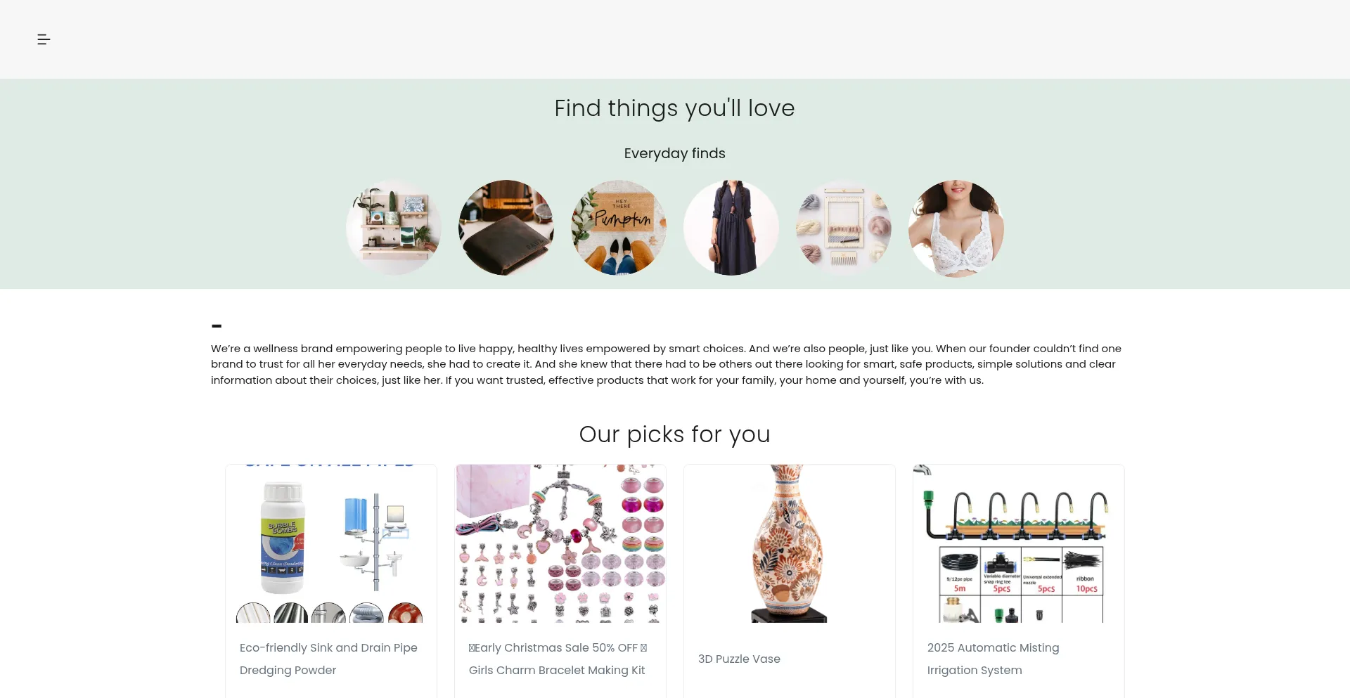 Website screenshot of Karevio.com
