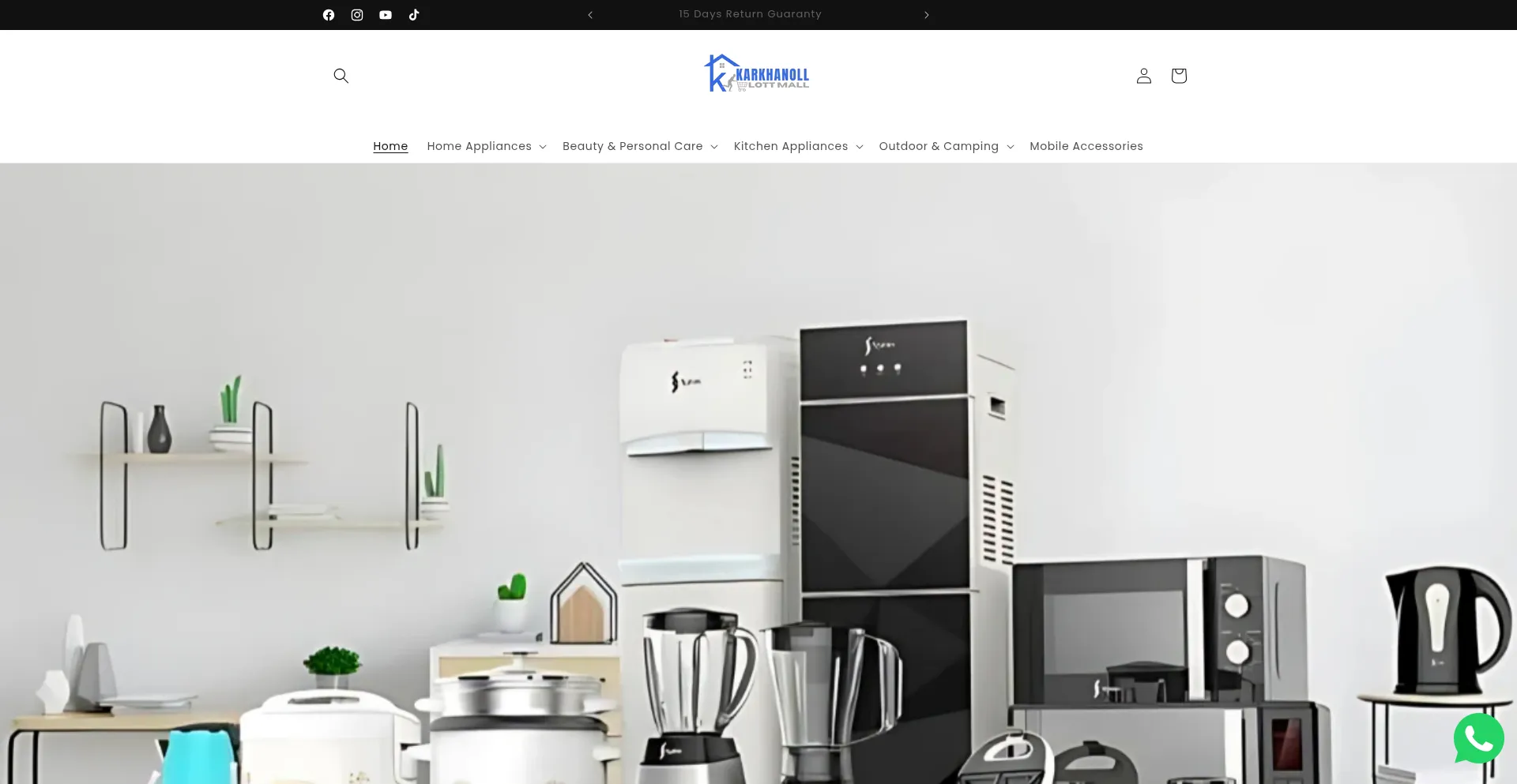 Karkhanolottmall.com Screenshot