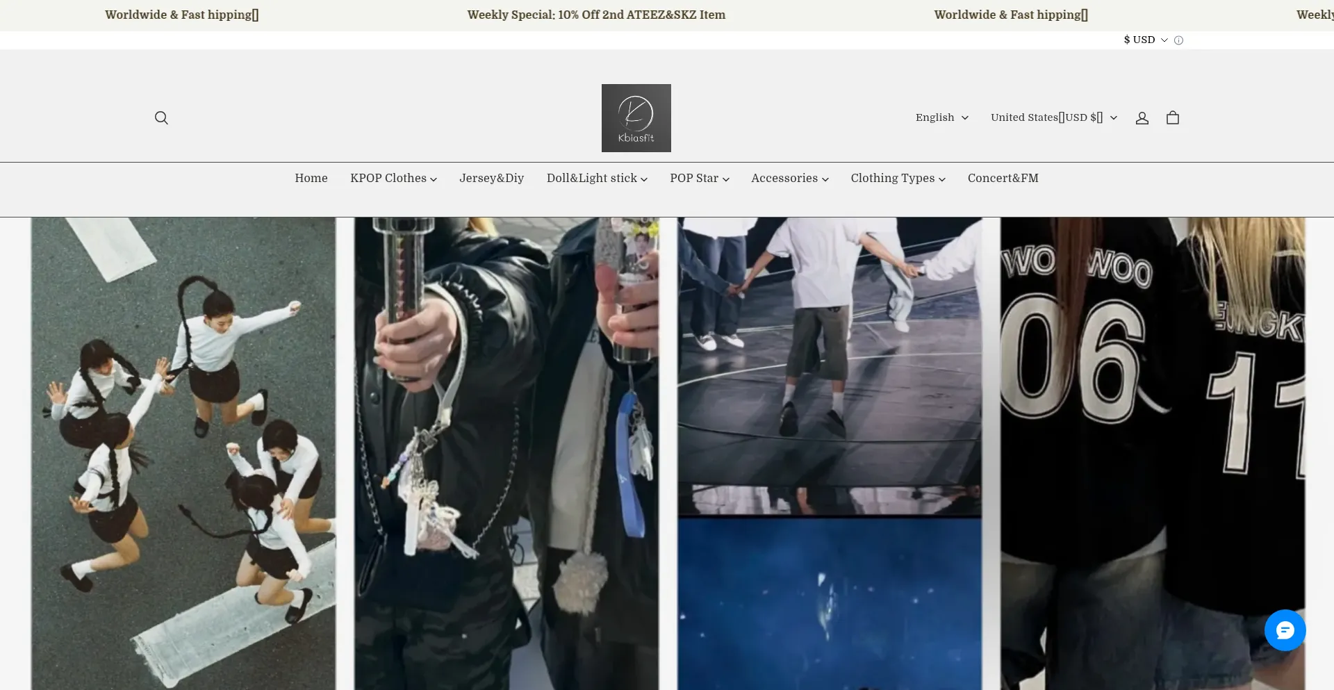 Website screenshot of Kbiasfit.com