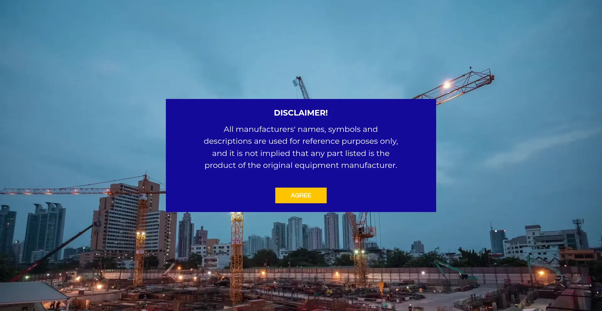 Website screenshot of Kdzmachineryparts.com