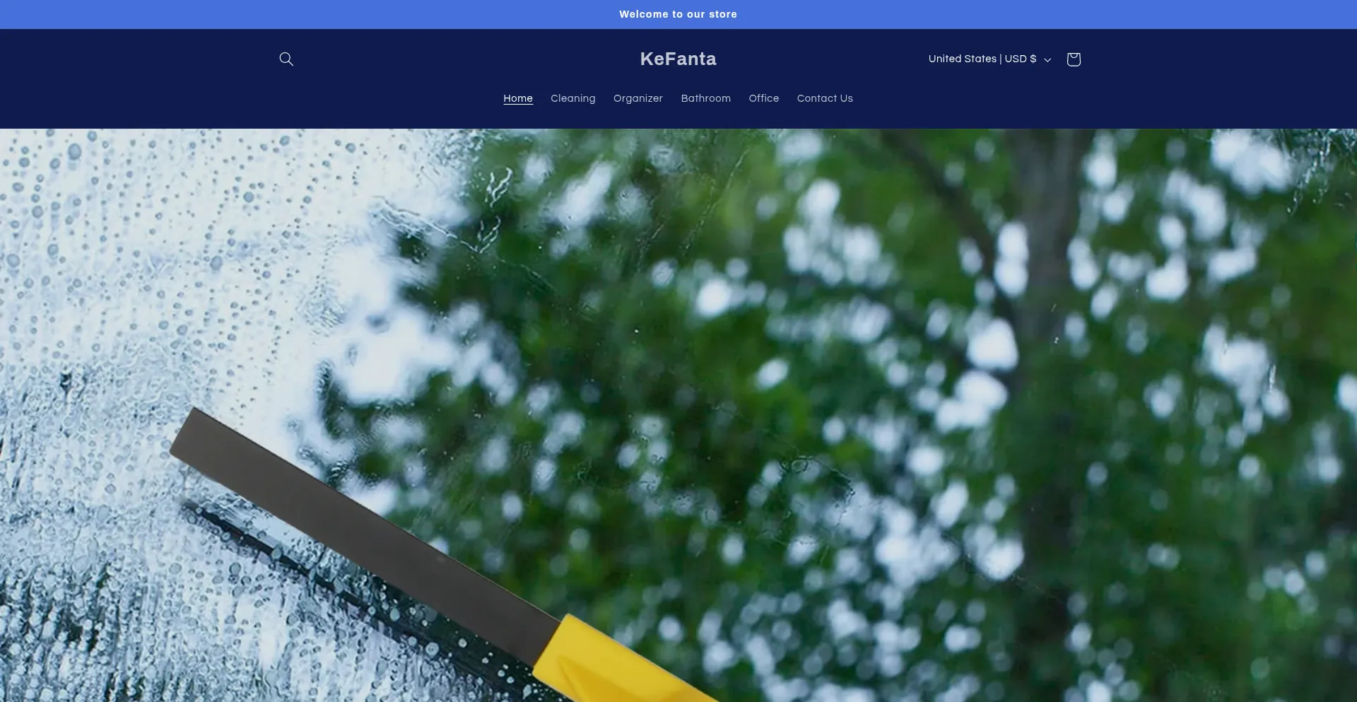 Website screenshot of Kefanta.com