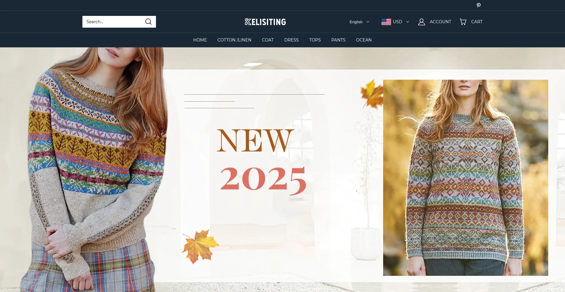 Website screenshot of Kelisiting.com