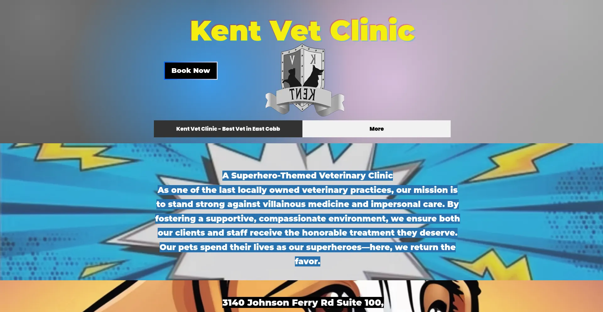 Kentvet.com Screenshot