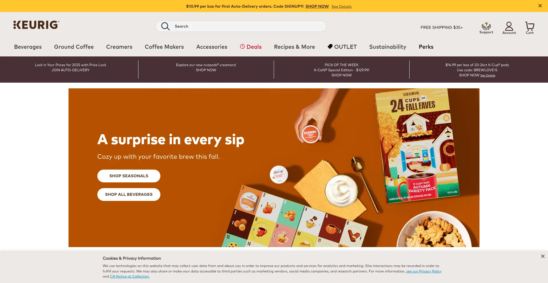 Keurig.com 安全可靠吗？