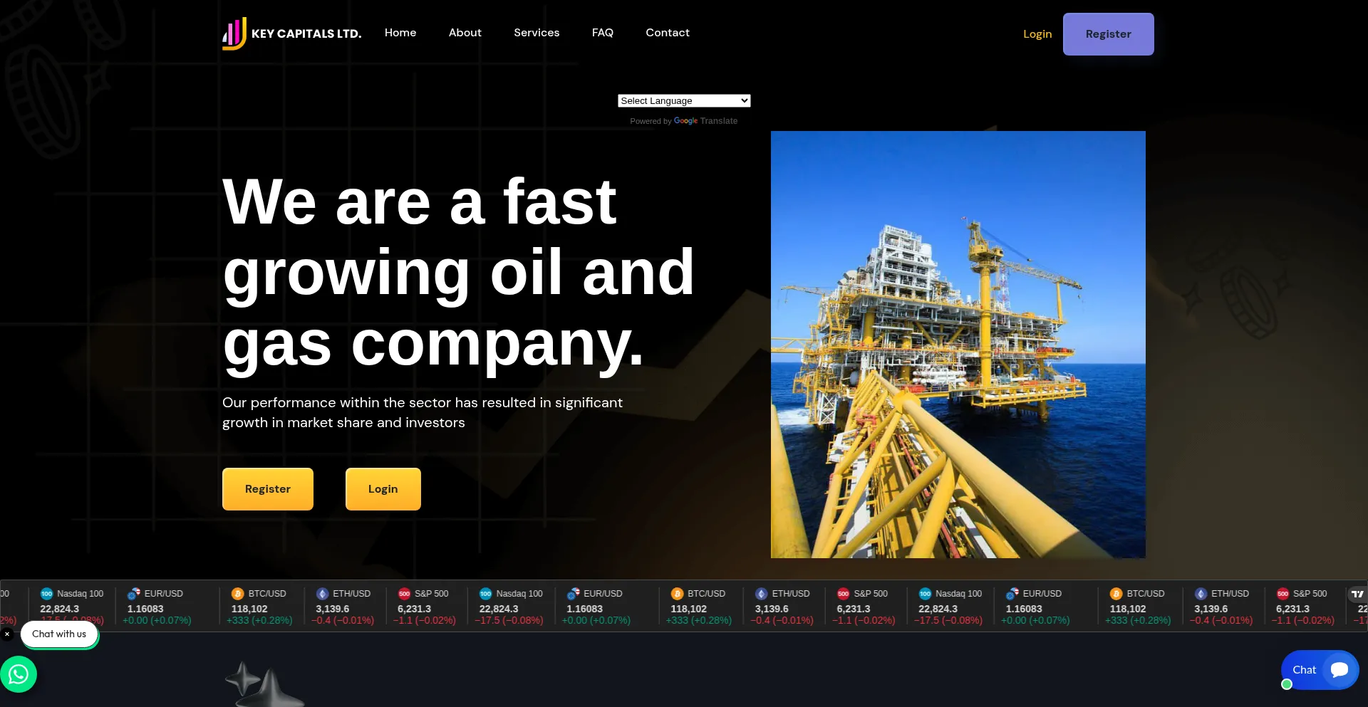 Website screenshot of Keycapitalsltd.com