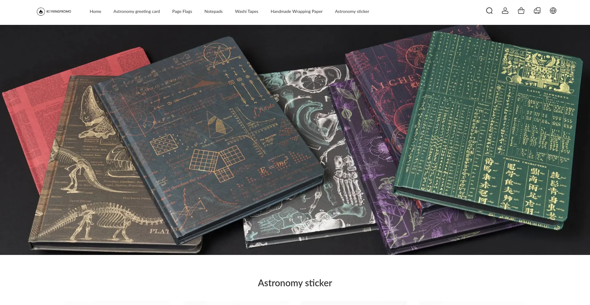 Website screenshot of Keyringprom.shop