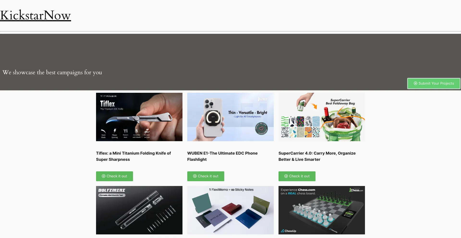 Kickstarnow.com