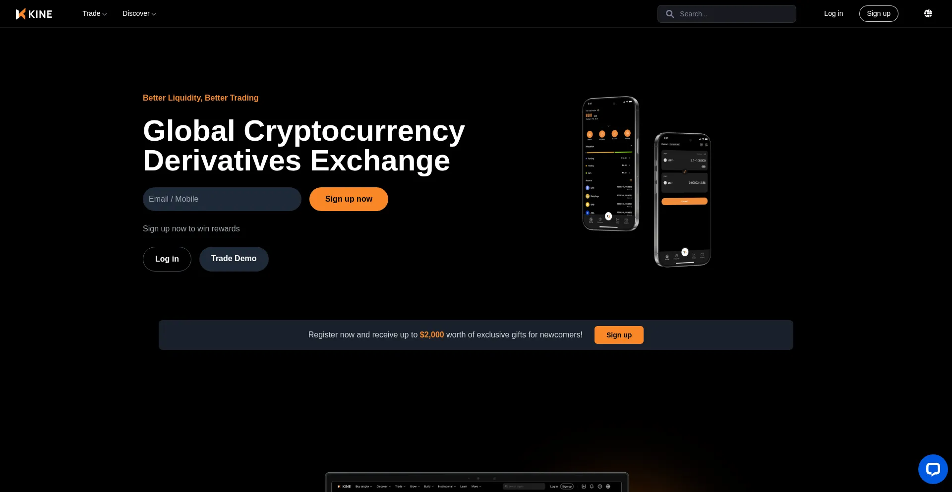 Kinecoin.co Screenshot