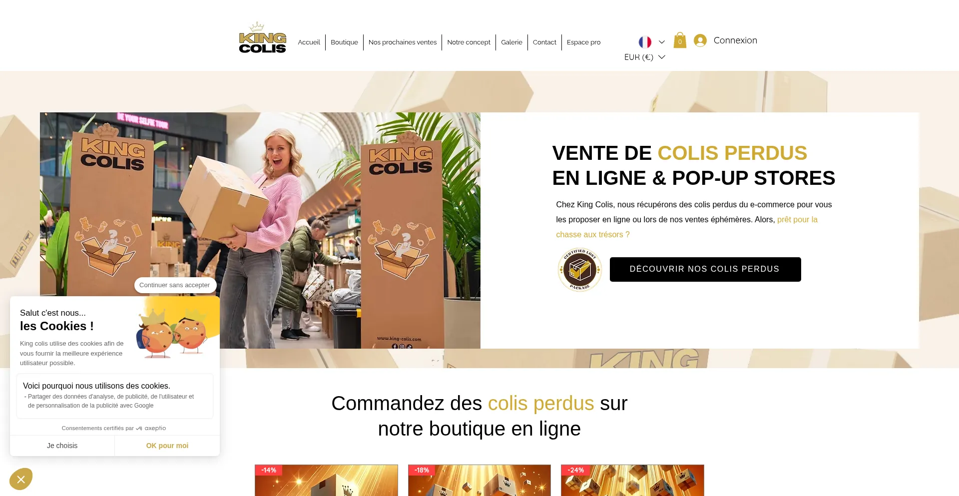 King-colis.com Screenshot
