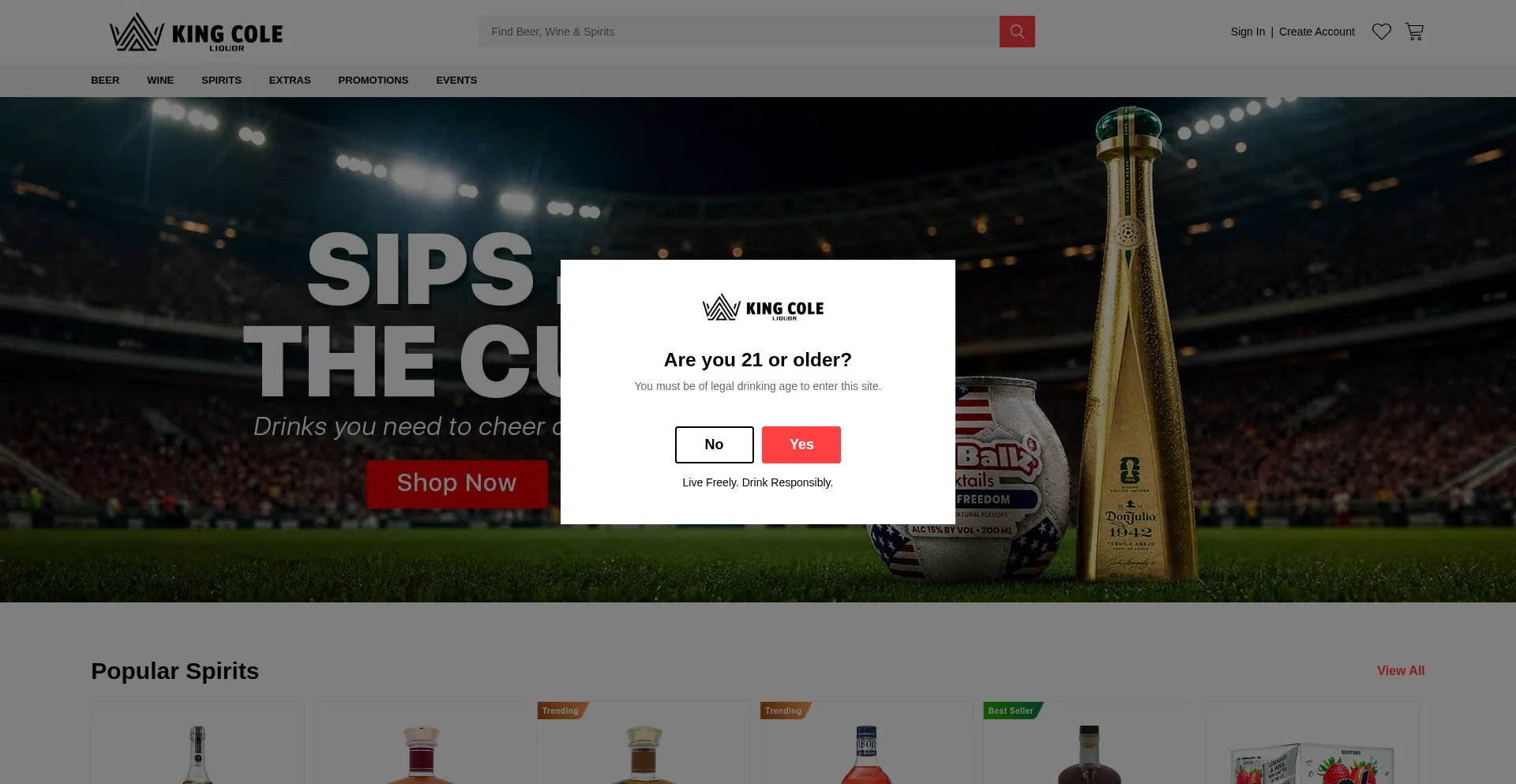 Kingcoleliquor.com