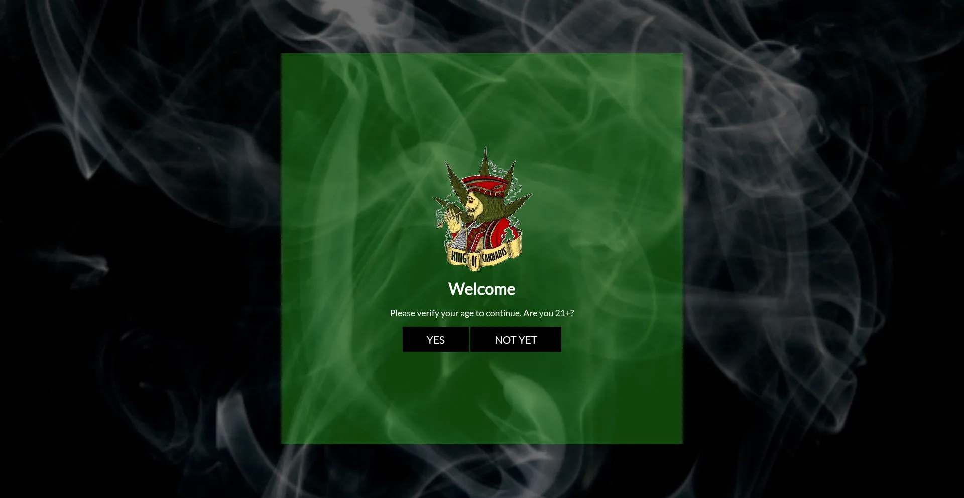 Kingofcannabis.co Screenshot