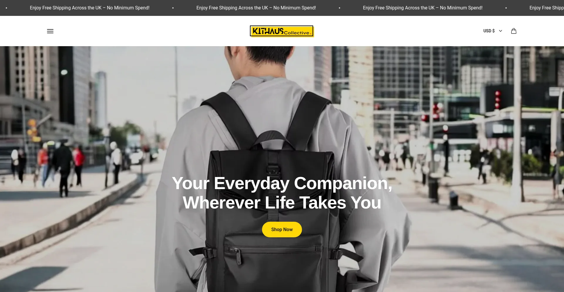 Website screenshot of Kithauscollective.com