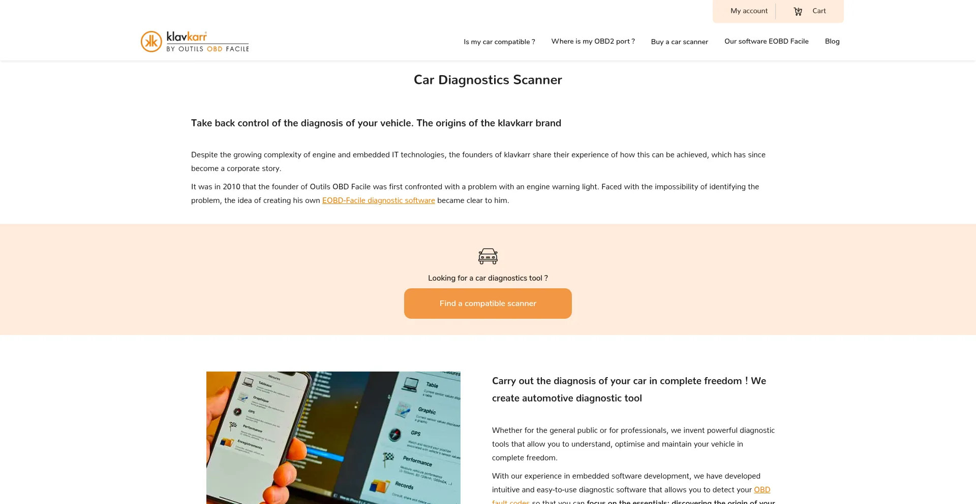 Klavkarr.com Screenshot