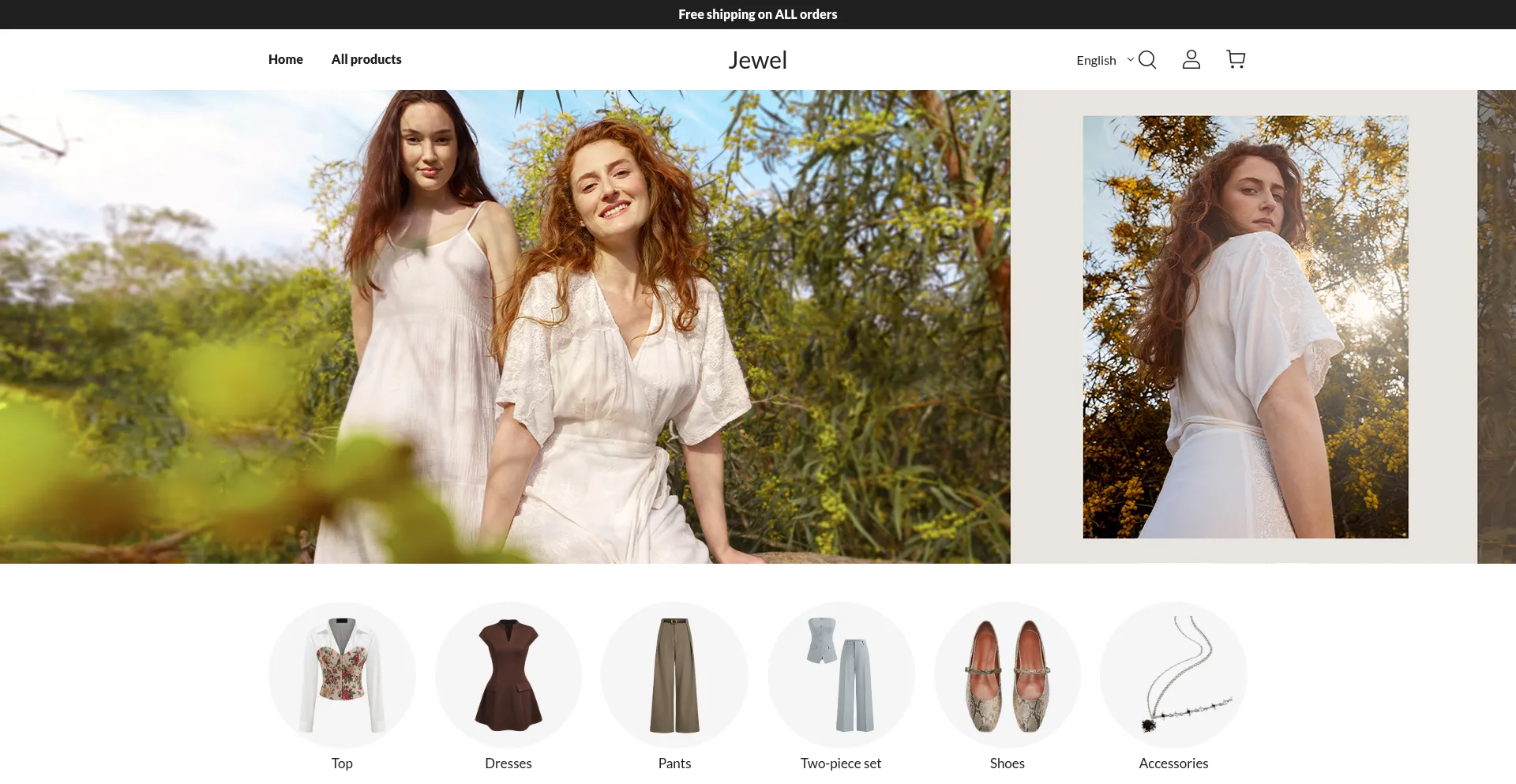 Website screenshot of Klenot.shop