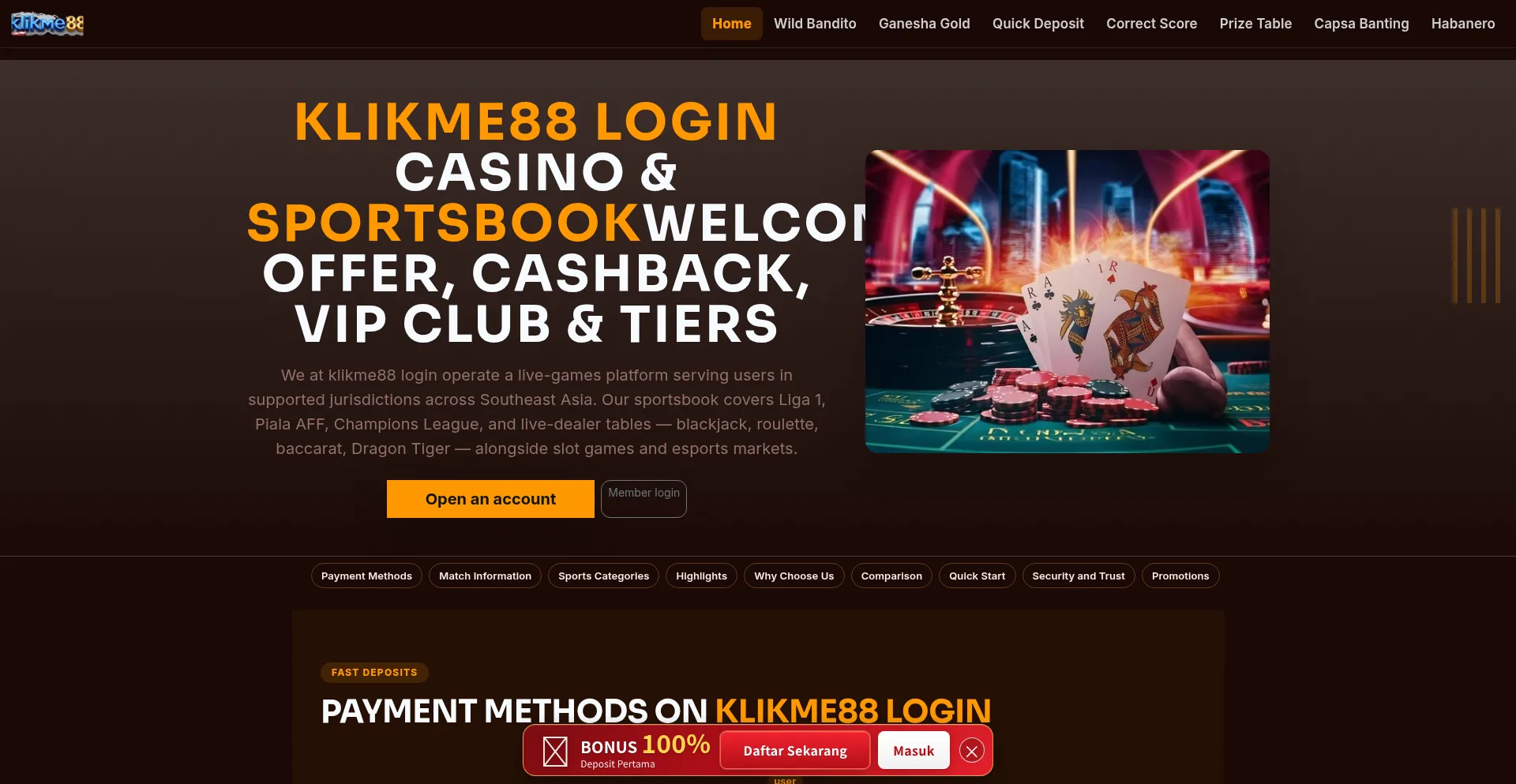 Klikme88login.com