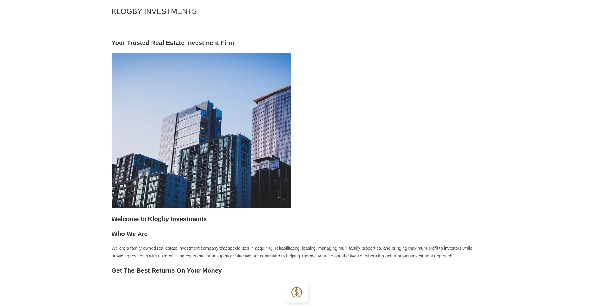 Klogbyinvestments.com