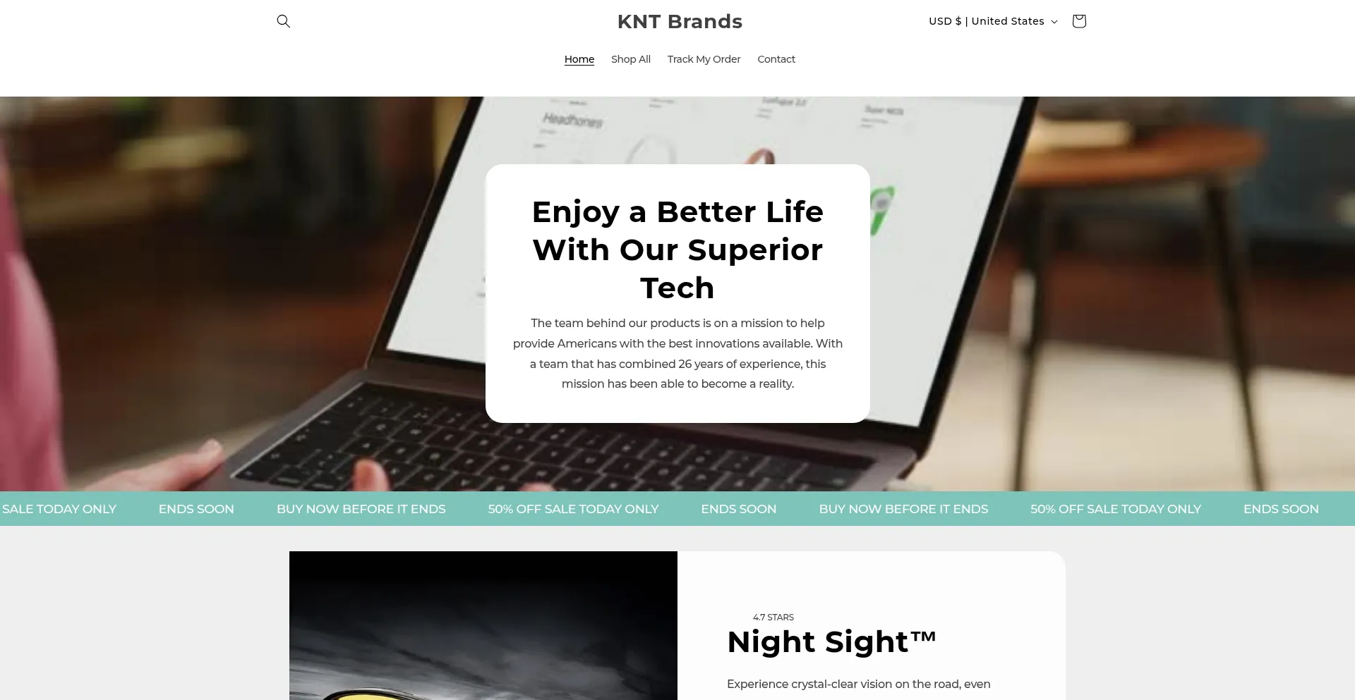 Kntlabs.com Screenshot