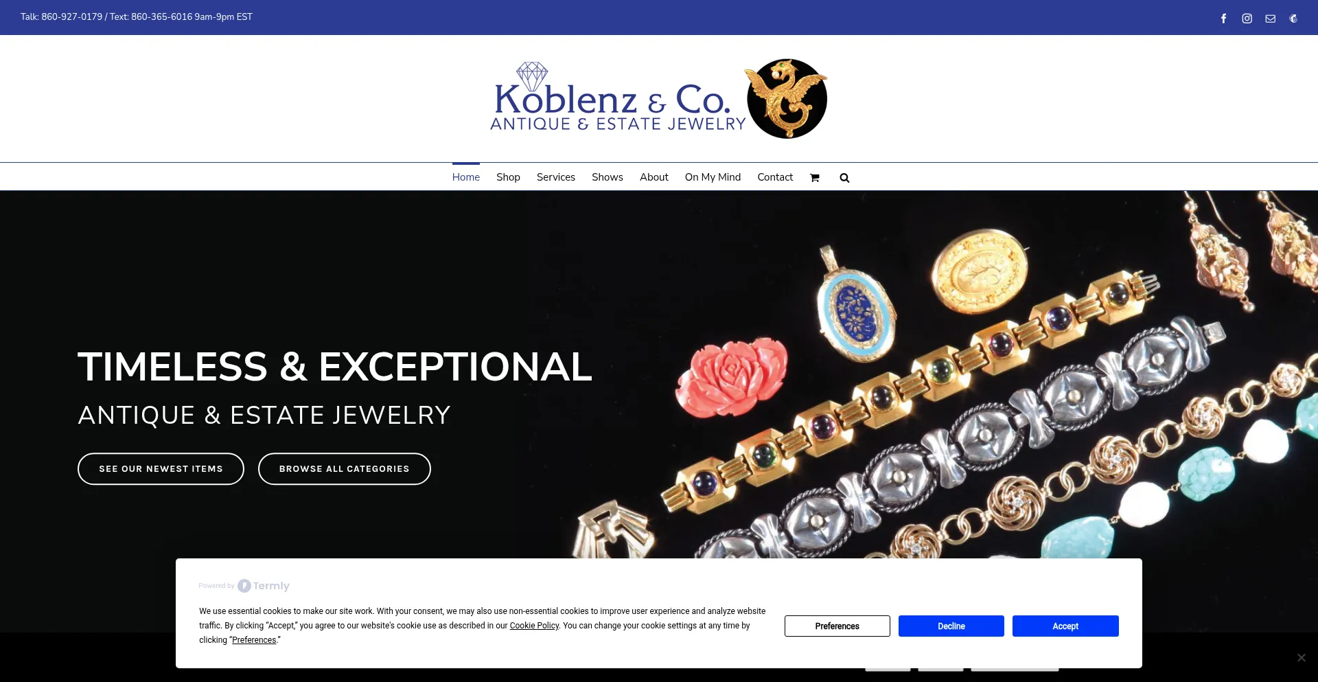 Koblenzestatejewelry.com 安全可靠吗？