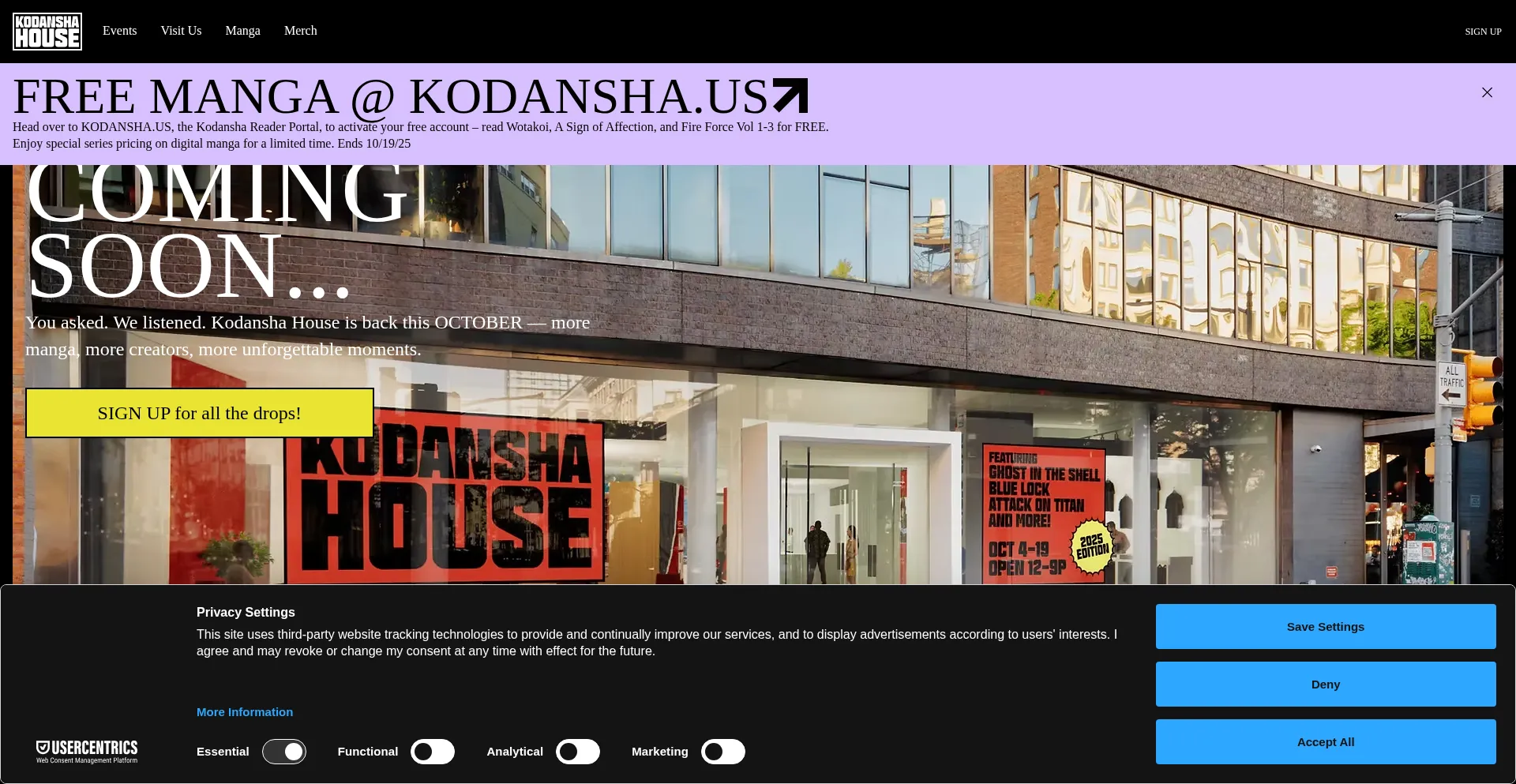 Kodanshahouse.com Screenshot