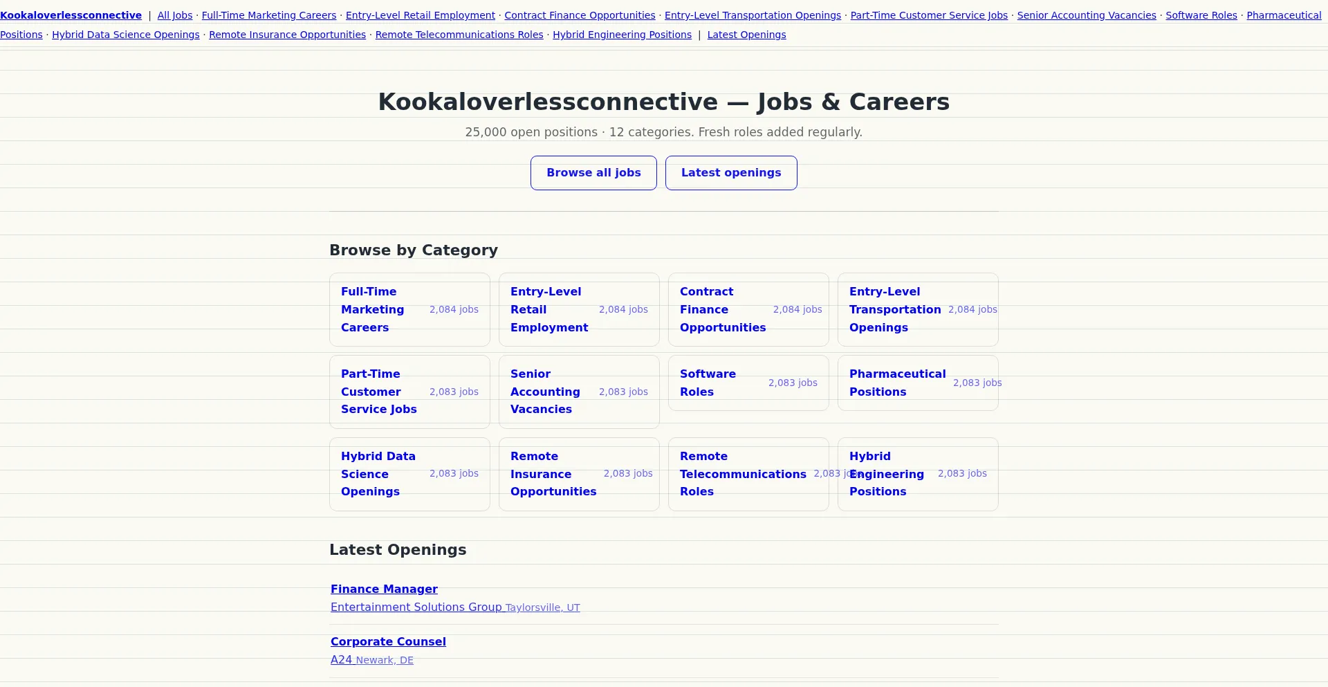 Kookaloverlessconnective.forum