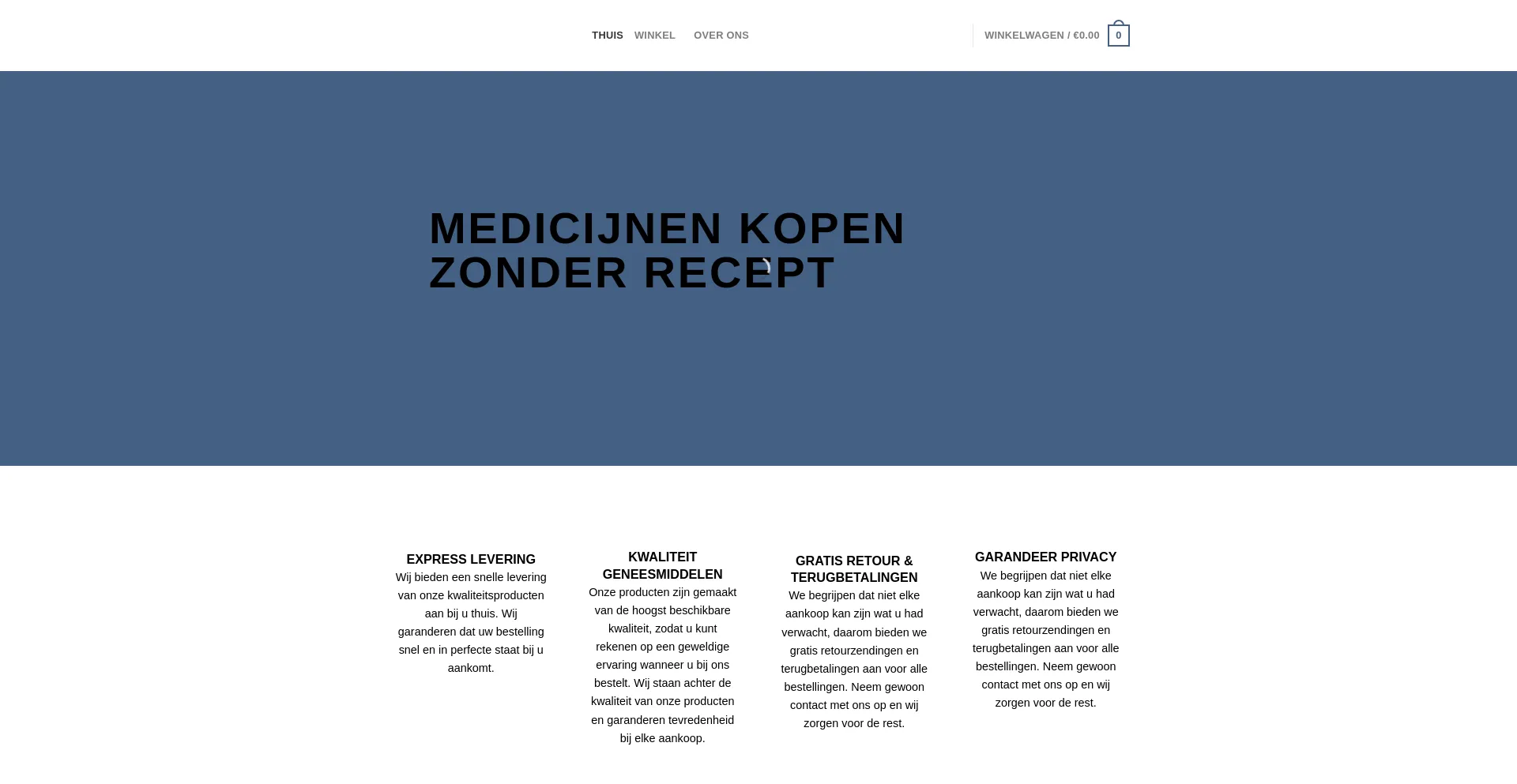 Website screenshot of Kopenozempiconline.com