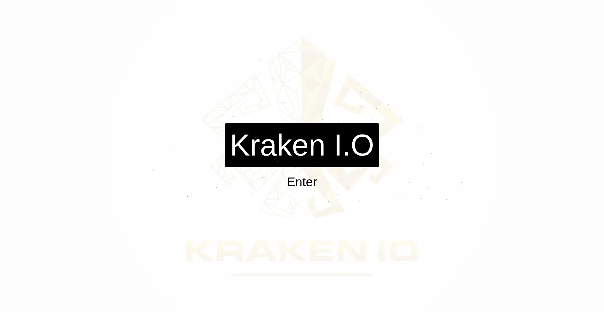 Website screenshot of Krakenio.tech