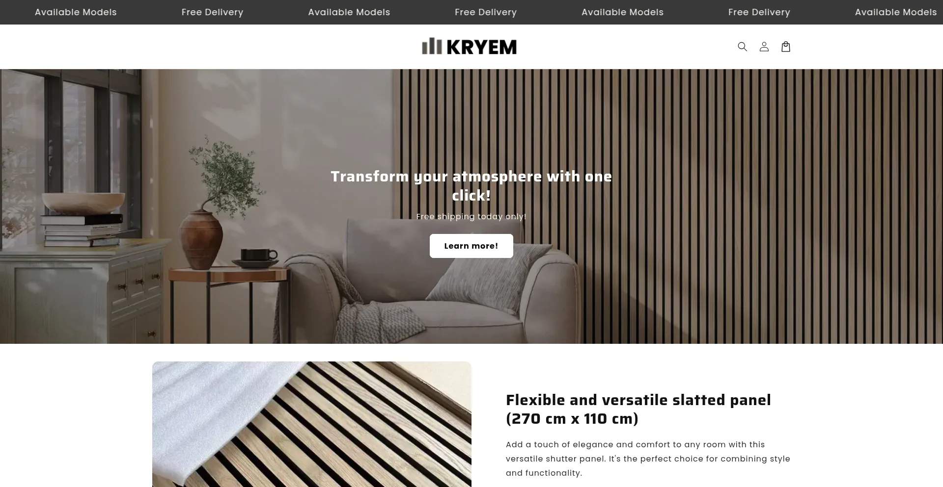 Kryemparis.shop Screenshot