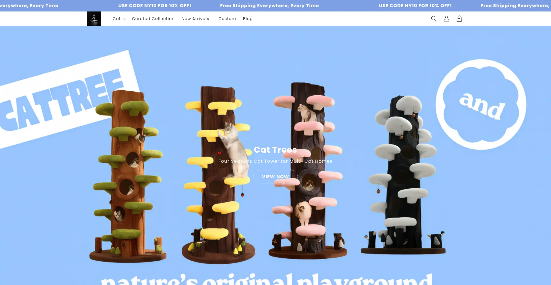 Website screenshot of Ktkitty.com