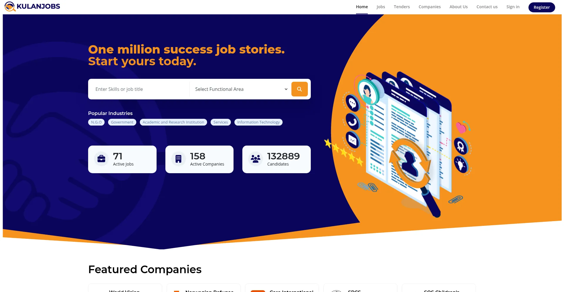 Kulanjobs.com Screenshot
