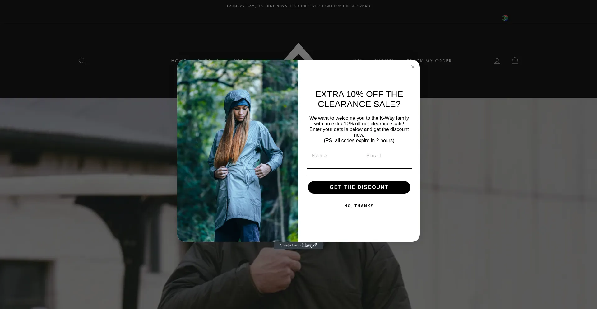 Website screenshot of Kwaystore.co.za