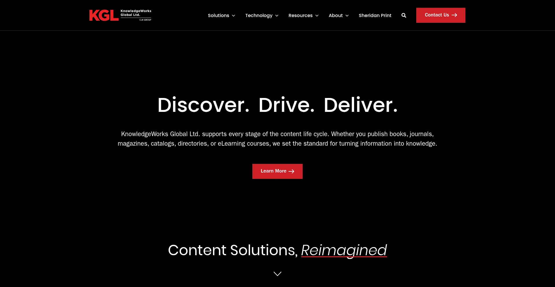 Website screenshot of Kwglobal.com