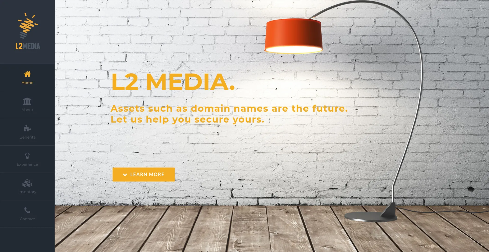 Website screenshot of L2media.com
