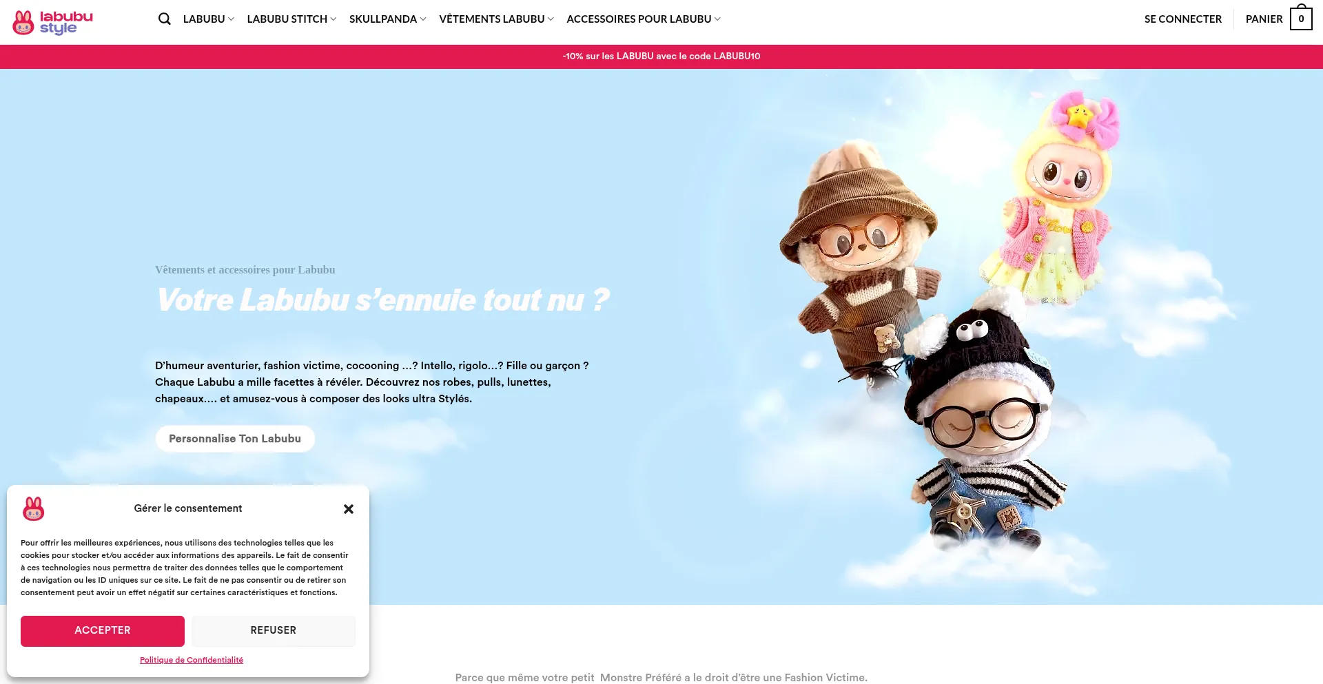 Labubustyle.com Screenshot