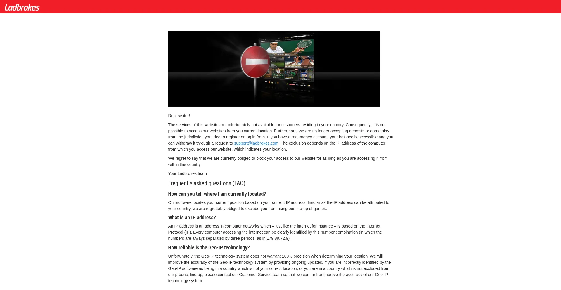 Ladbrokes.com Screenshot