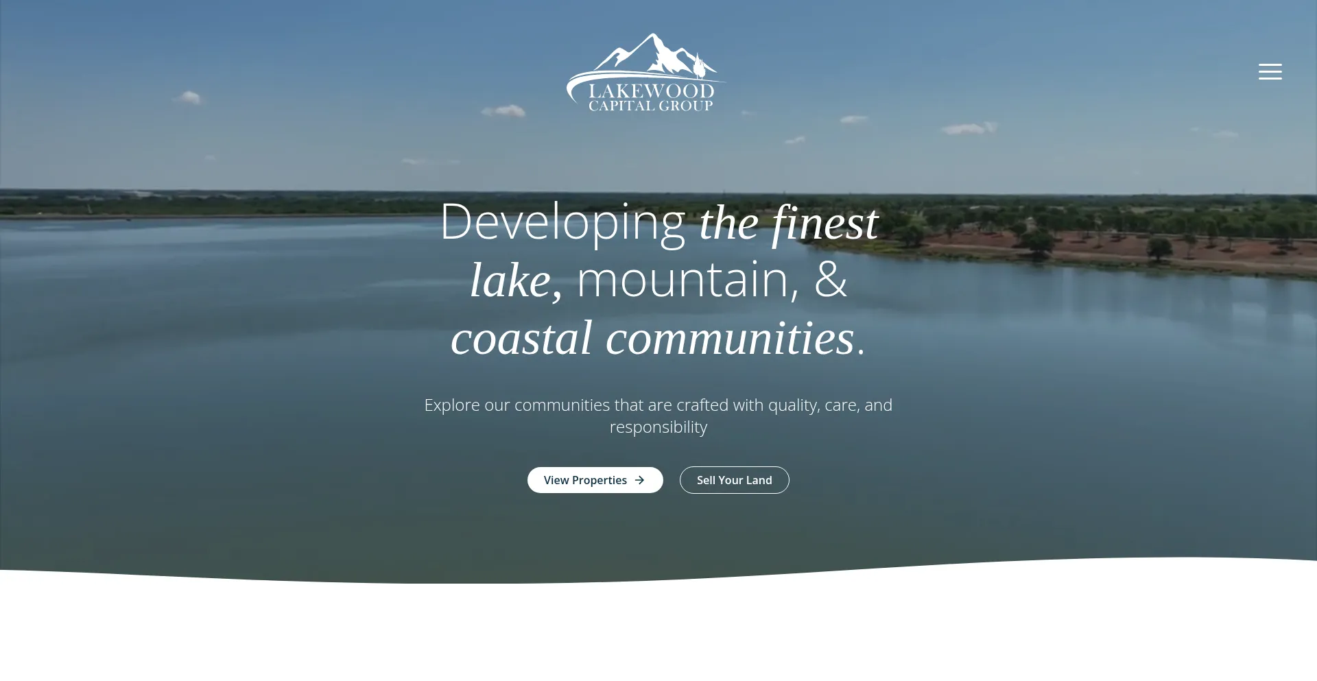 Website screenshot of Lakewoodcapitalgroup.com