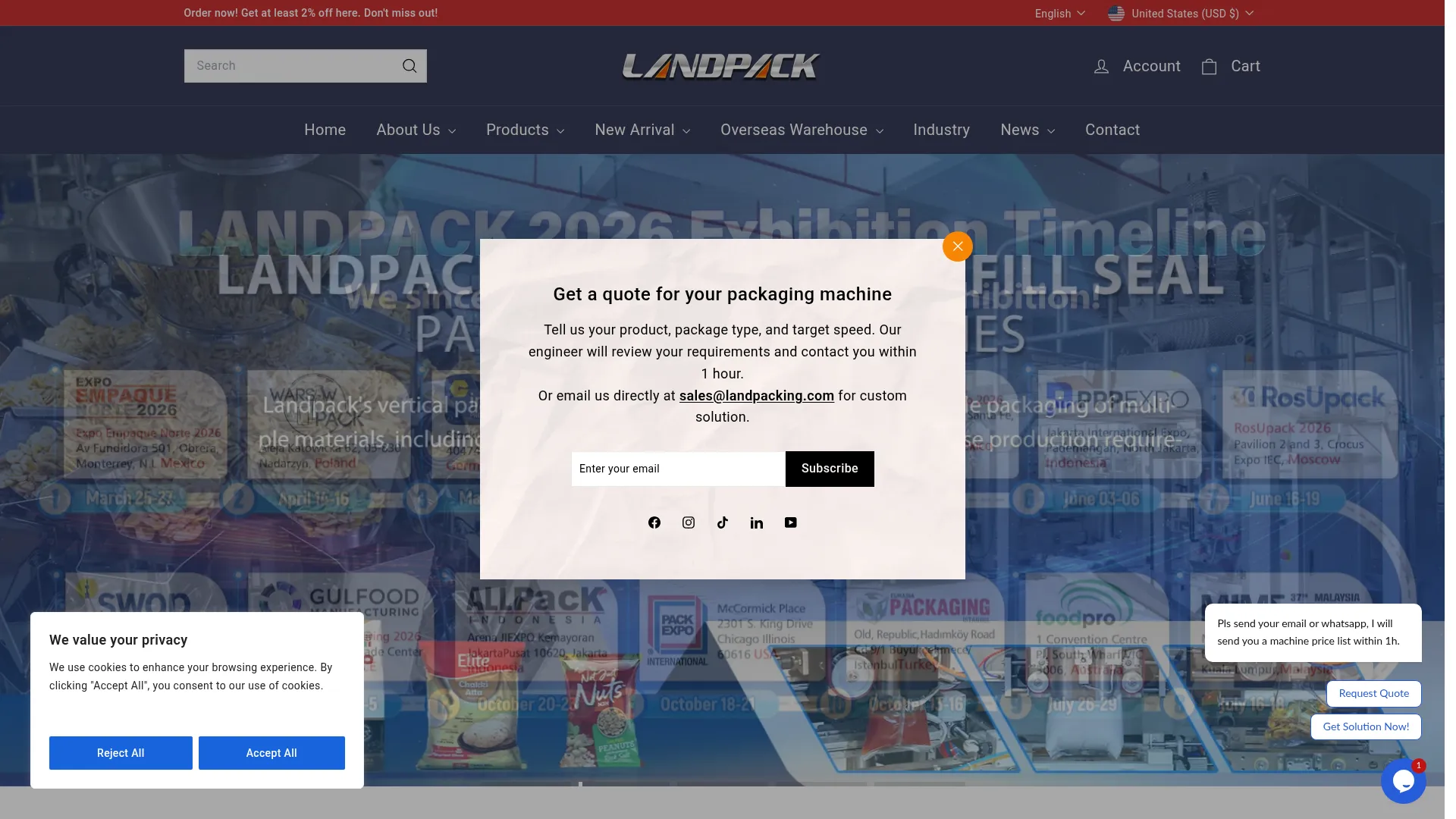 Landpackmachine.com