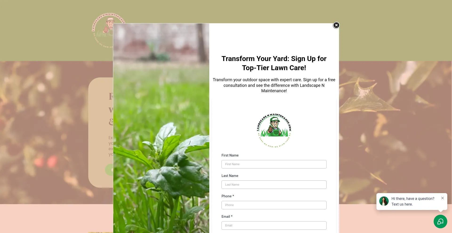 Landscapenmaintenance.com 安全可靠吗？