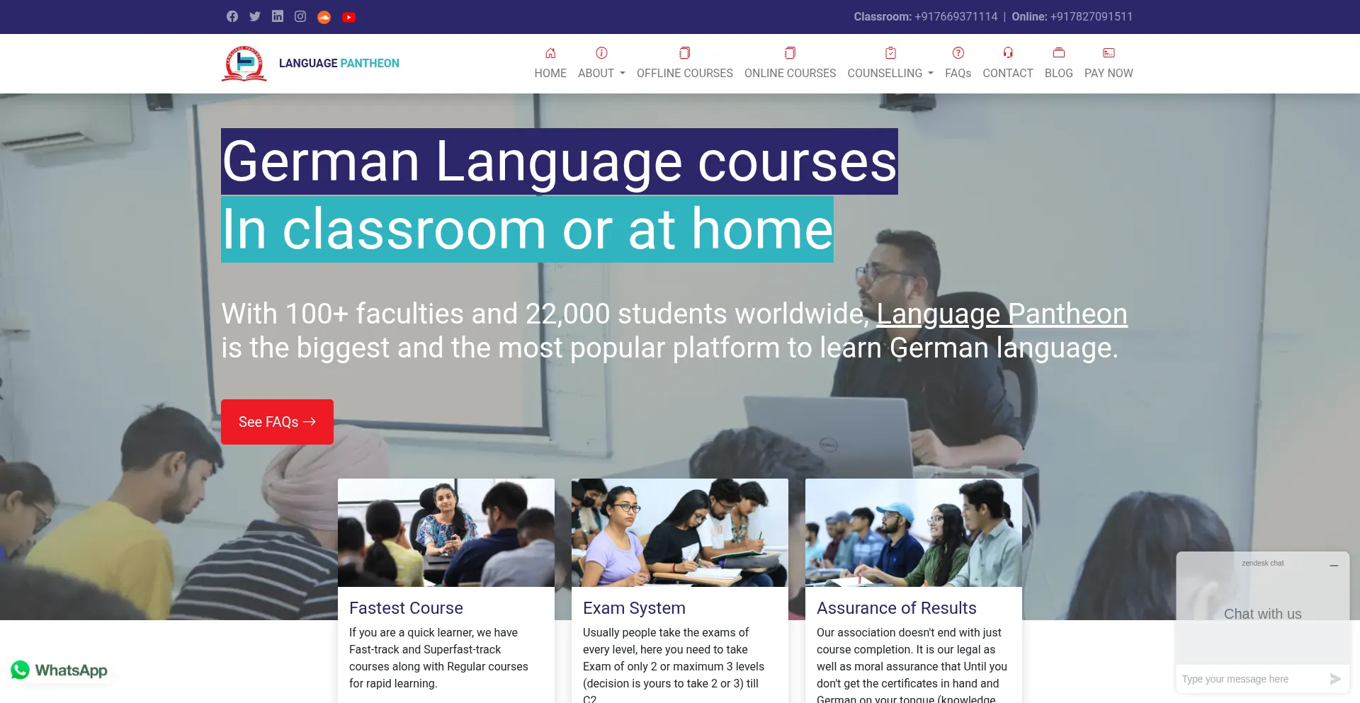 Languagepantheon.com Screenshot