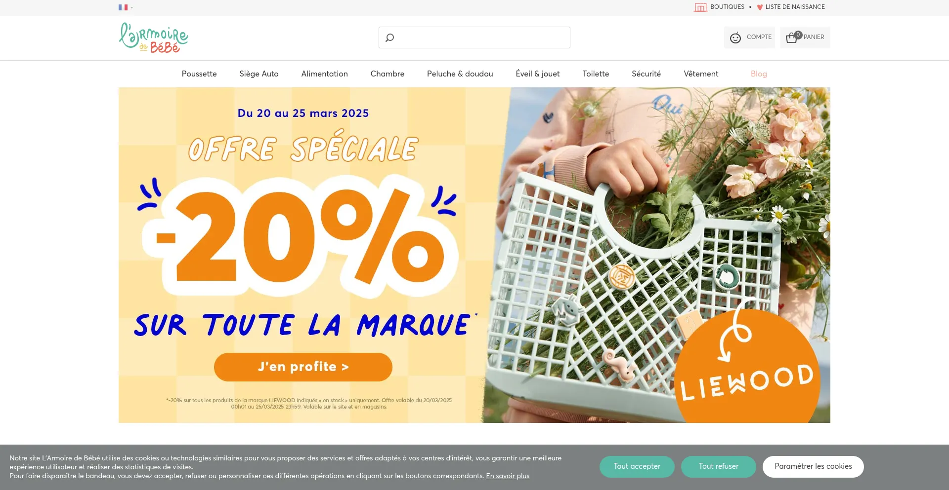 Larmoiredebebe.com Screenshot