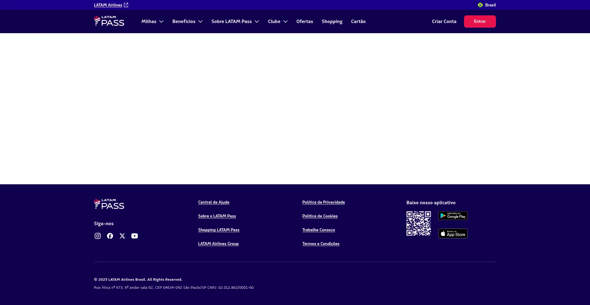 Latampass.latam.com Screenshot