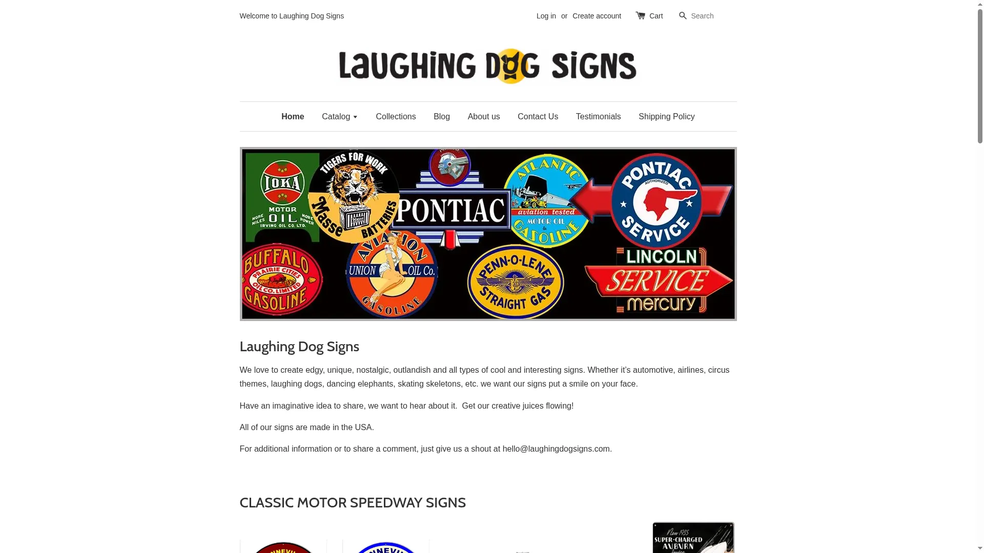 Laughingdogsigns.com