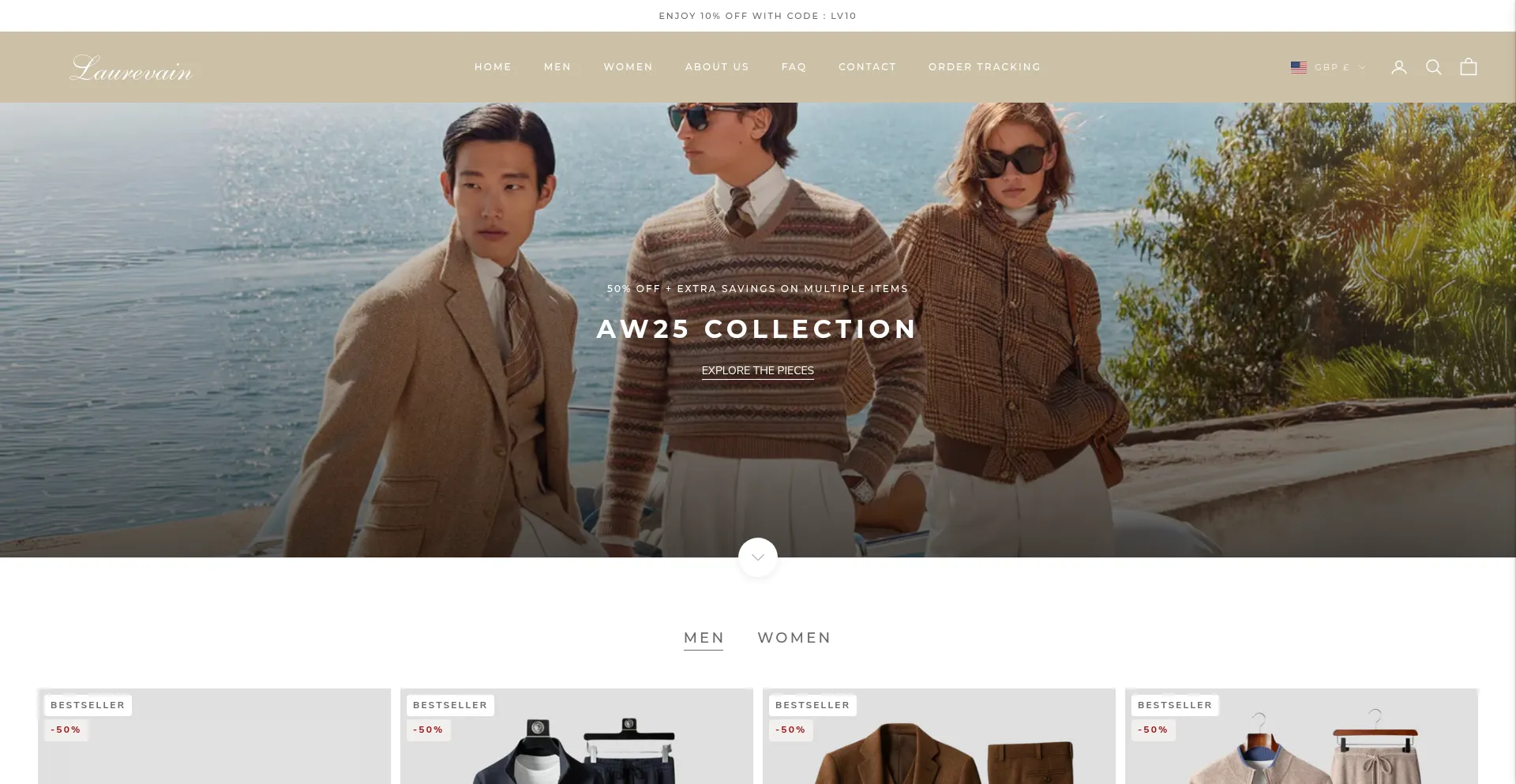 Laurevain.com Screenshot