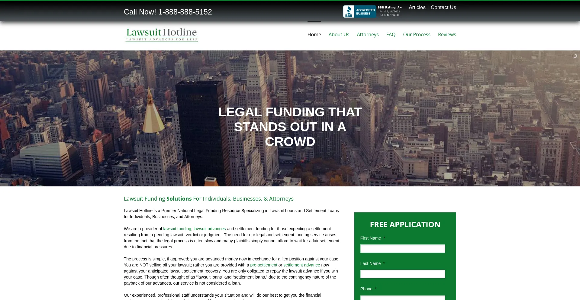 Lawsuithotline.com 安全可靠吗？
