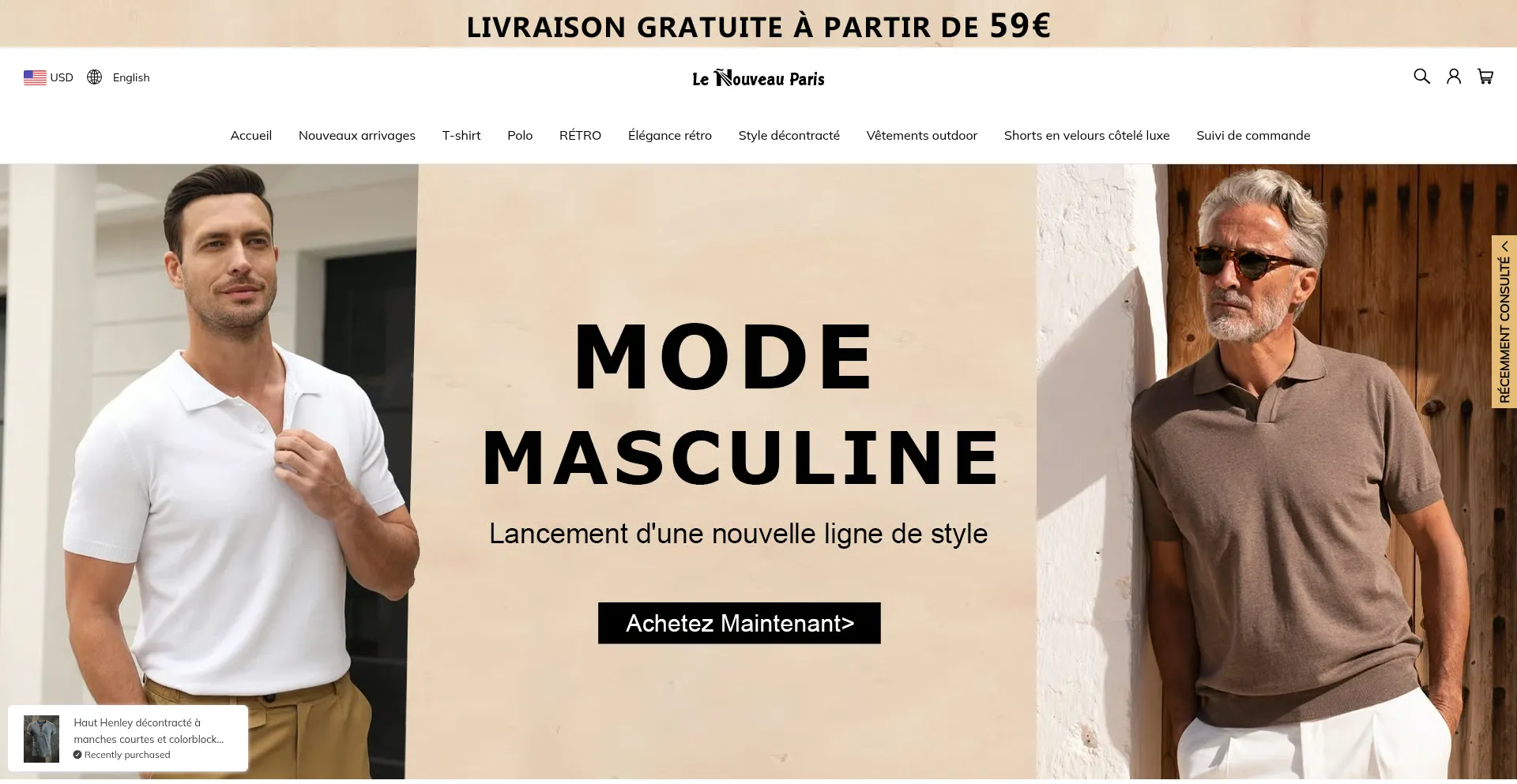 Le-nouveau-paris.fr Screenshot