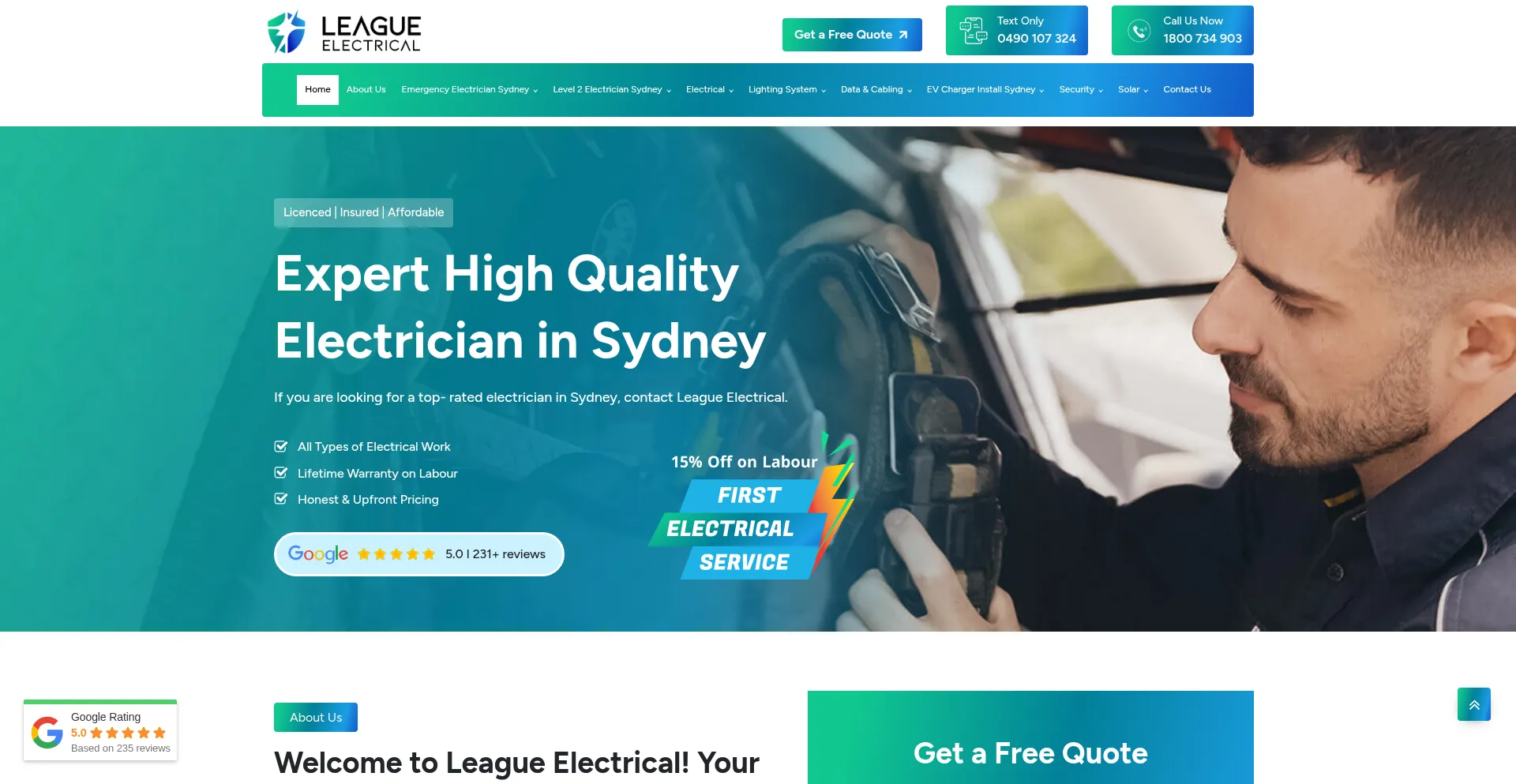 Leagueelectrical.com.au